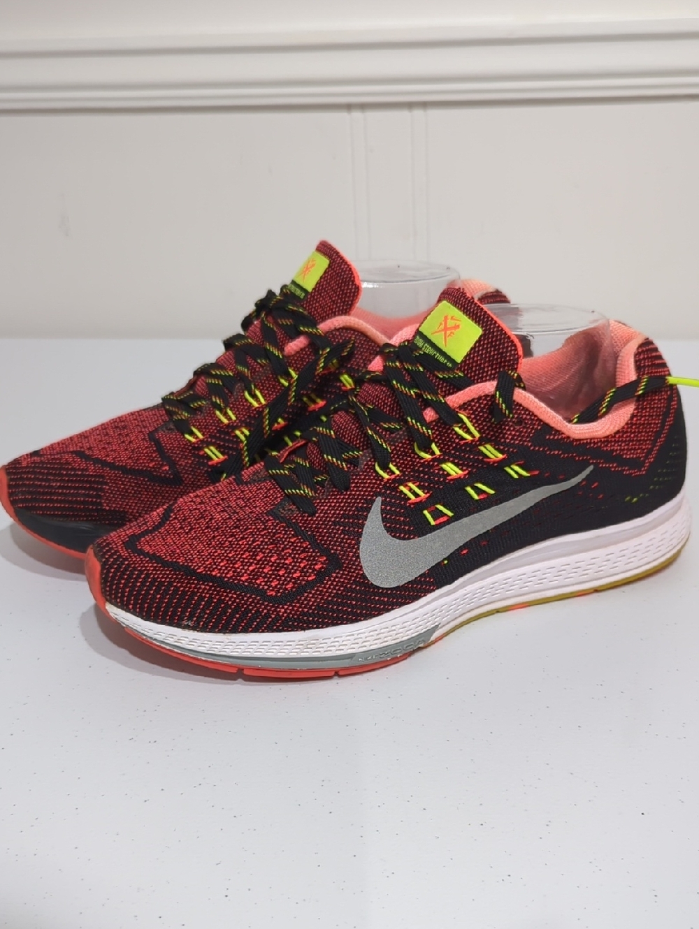 Nike Womens Air Zoom Structure 18 - Hyper Orange/Reflective Size9.5